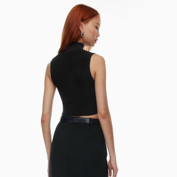 Aritzia Sculpt Knit Mock Tank - Picture 3 of 5